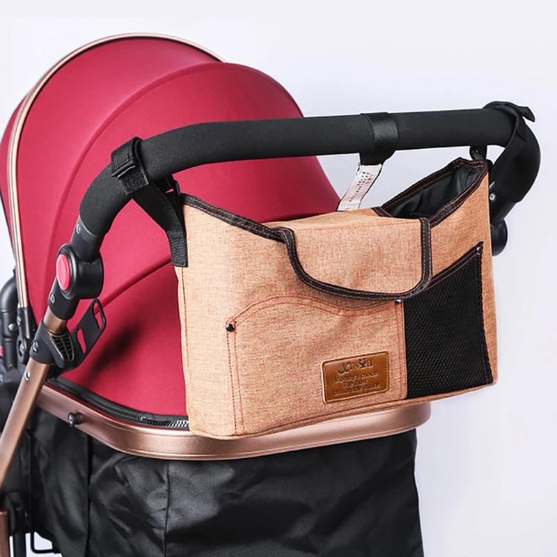 Bolsa de pa&ntilde;ales para beb&eacute;s, cochecito de viaje, organizador de lactancia, gran capacidad, moderna, bolsillo de almacenamiento para reci&eacute;n nacido-0