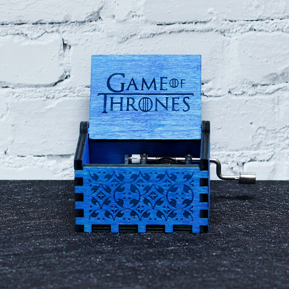 Game of thrones Горячая антикварная резная деревянная ручная кривошипная музыкальная шкатулка королевы Игра престолов для моей Goigeous жены тема музыкальная шкатулка Рождественский подарок на день рождения - Цвет: Game of thrones