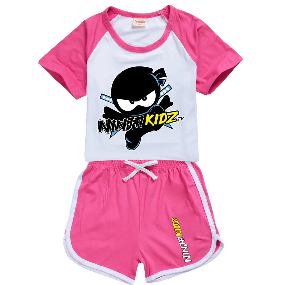 Шпионский ниндзя новинка 100-170 Amazon футболка и шорты повседневный спортивный