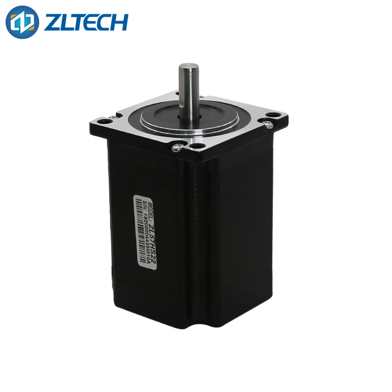 

57mm Nema23 2 phase 1.8 degree 2.2N.m hybrid brushless dc 24V 4A 4-wire step stepper stepping motor for Industrial Automation