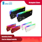 Кулер Jonsbo NC-1 для ОЗУ, RGB-подсветка, 256 цветов, охлаждающий жилет для ПК, радиатор для ОЗУ DDR3, DDR4, для настольного ПК