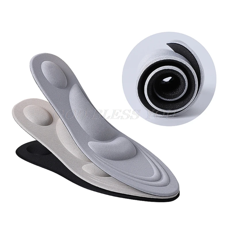 4D спонж мягкие Обувь на высоких каблуках Стельки для облегчения боли вставка
