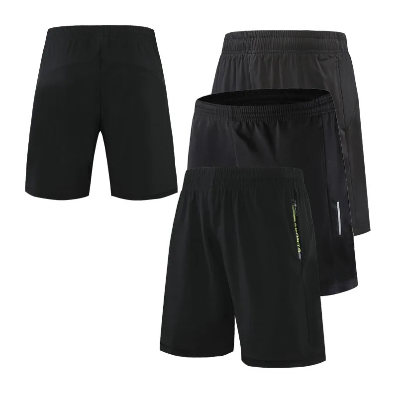 

Men Running Shorts Reflective Prints Quick Dry Sport Short Pocket Gym Training Five Point Pants Male Fitness Shorts