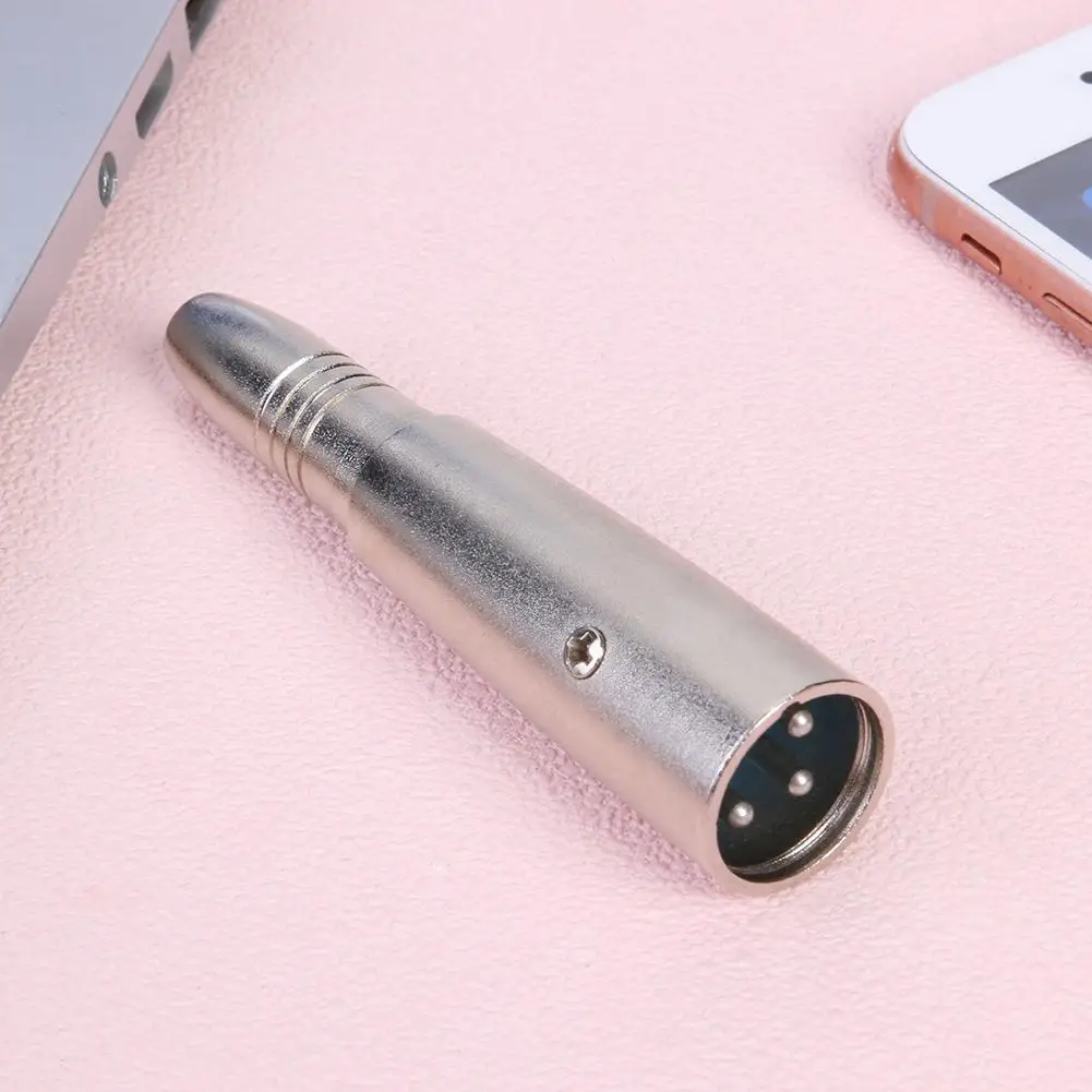 XLR 3Pin штекер до 6 35 мм гнездо Аудио Адаптер цинковый сплав оболочка разъем
