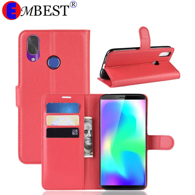 EMBEST для Cubot X19 X17S MAX Rainbow 2 J3 R11 R9 роскошный кожаный кошелек чехол телефона Note Plus/X18 Plus