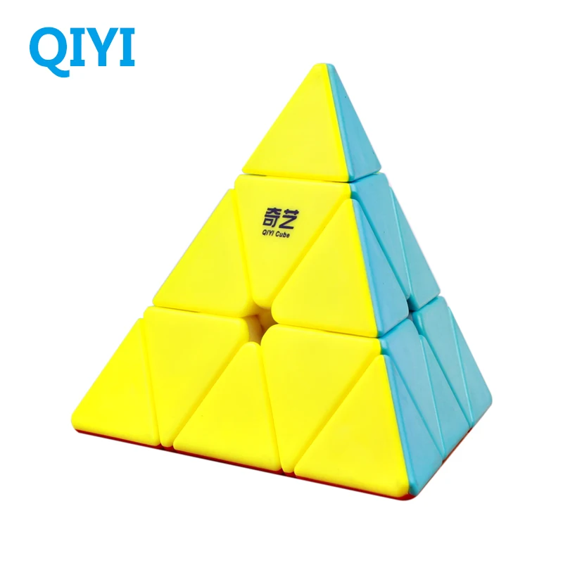 QiYi Qiming 3x3x3 магические Кубики пирамиды скоростные кубики профессиональный кубик
