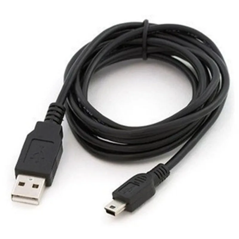 Кабель для зарядки и передачи данных Кабель-адаптер USB 2,0 A папа-мини 5 Pin B Лучшая черная длина 80/100 см кабели для передачи данных Usb кабель-удлинитель - Цвет: 100cm