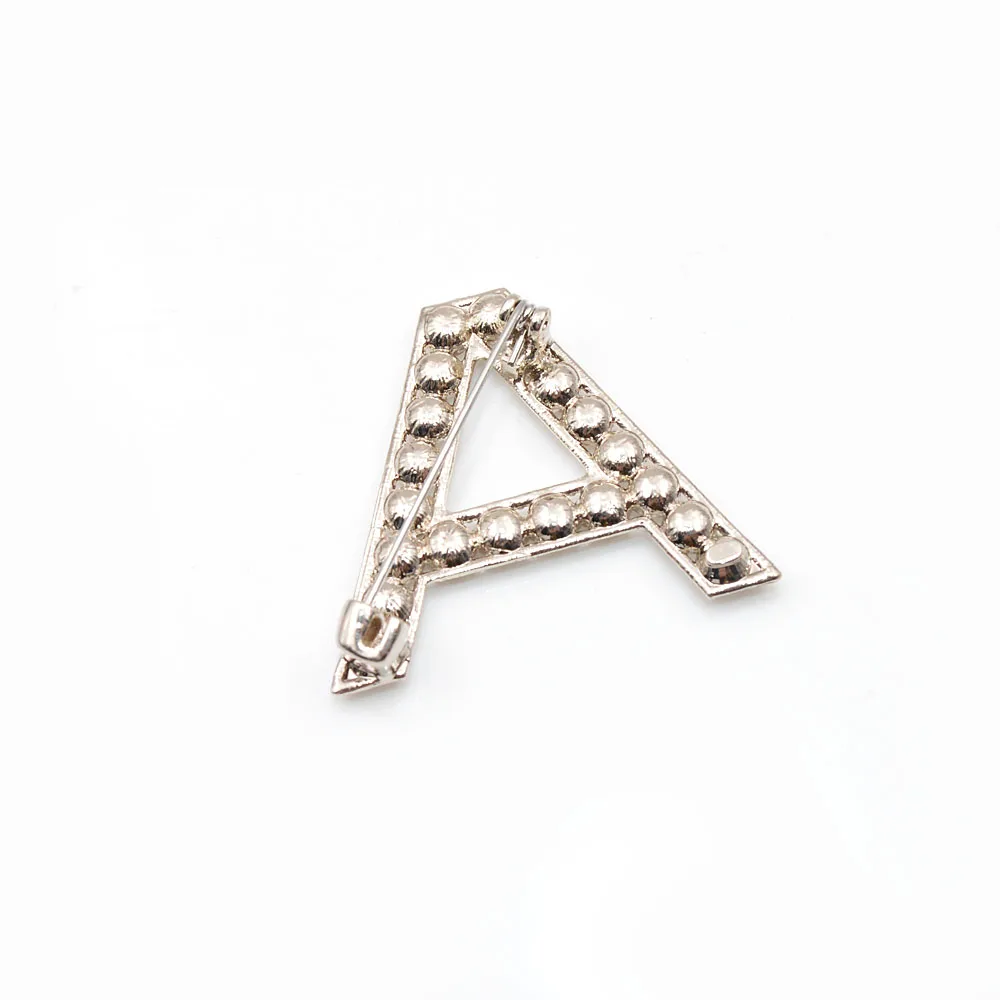 

YoungTulip creative letter A shape brooches shining rhinestone unisex brooch pin popular gift for friends simple style brooches