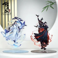 anime grandmaster of demonic cultivation wei wuxian mobile phone stents stand figure model plate toys the untamed desk decor