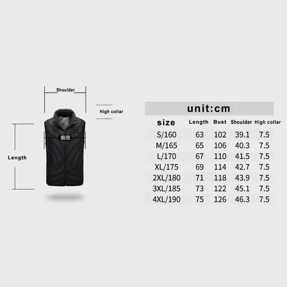 Жилет мужской зимний с электроподогревом и USB портом|Жилетки для похода| |
