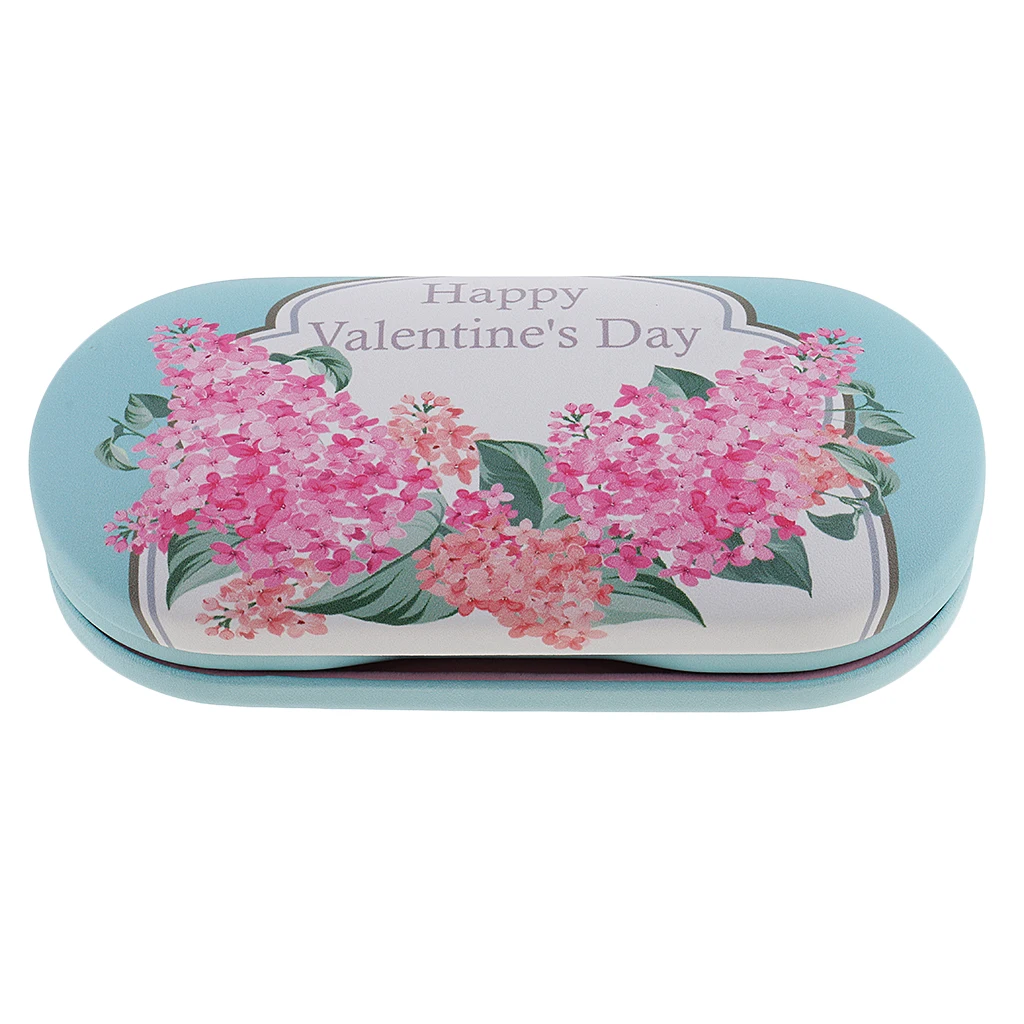 

Double Layer Eyeglasses Glasses Case Contact Lens Container Travel Carry Box