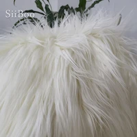 multi color solid 7cm long pile fluffy fake goat wool fur fabric newborn baby photography props tissu free shipping sp5426