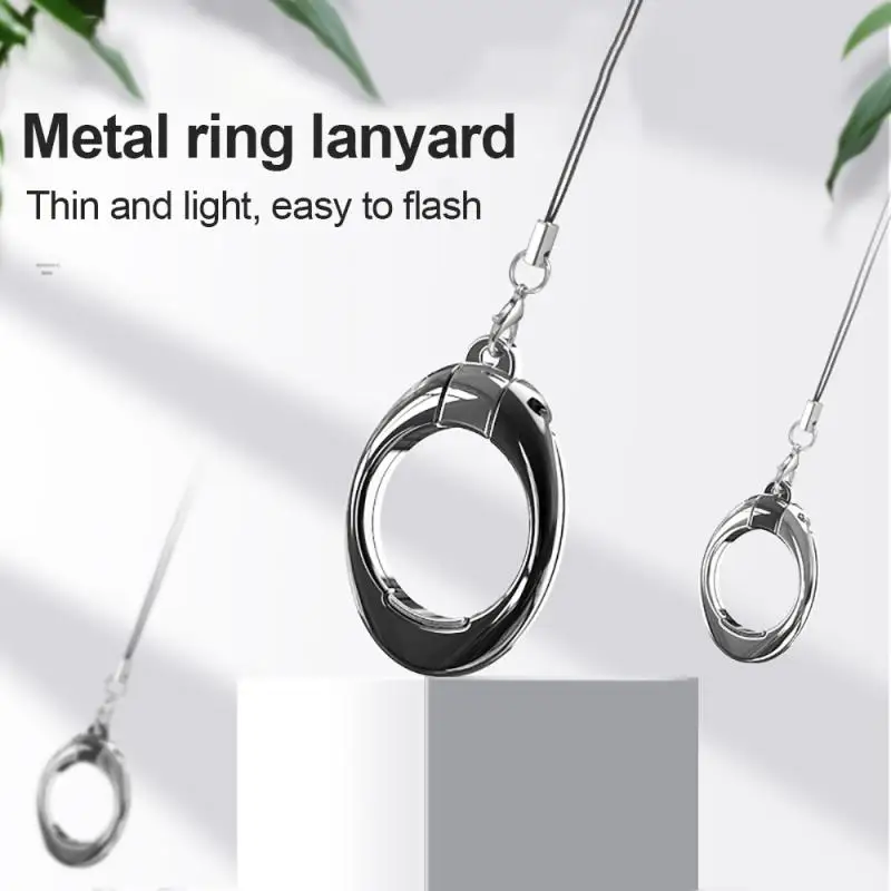 

Universal Lanyard For Keys Phones Strap Keycord Finger Ring Holder Stand Mobile Phone Accessories For IPhone 13 12 Xiaomi Huawei
