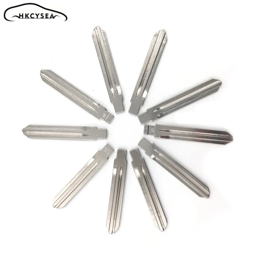 HKCYSEA 10 шт./лот металлический пустой некроеный флип KD дистанционный ключ Тип