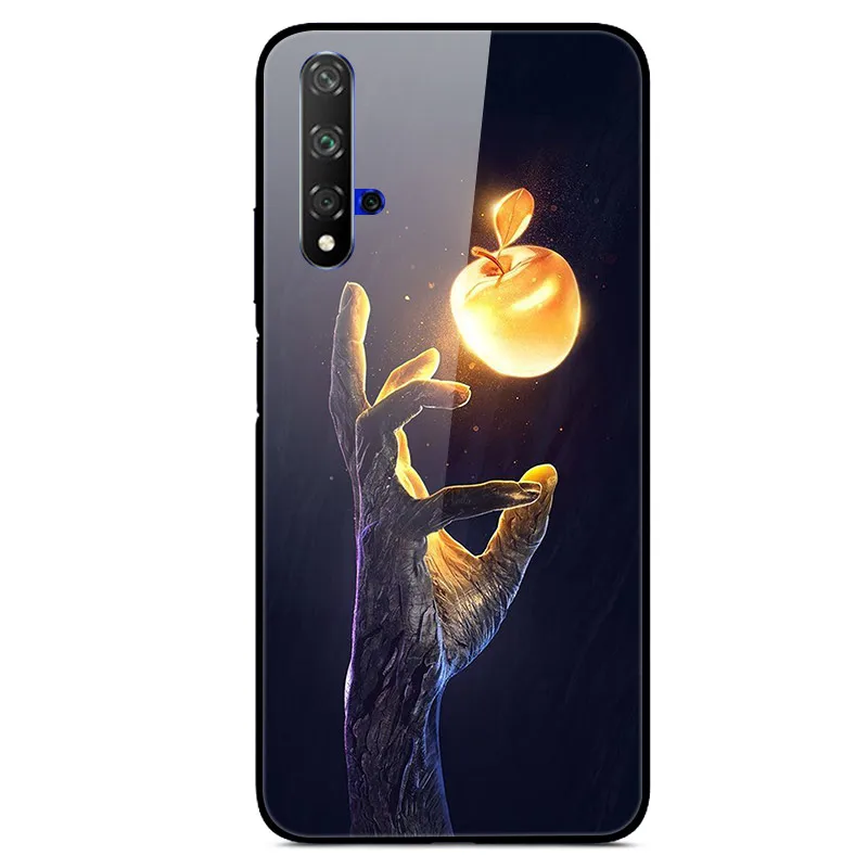 19 Чехол для huawei Honor 20, Жесткий Чехол из закаленного стекла с принтом, чехол для huawei Honor 20 Pro Lite Honor20 YAL-L21Cover Fundas - Цвет: 19