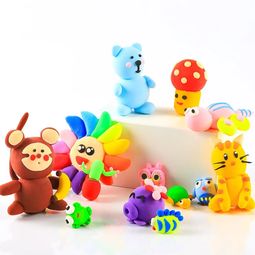 DIY пушистая пена слизь воздух сухой Пластилин Глина для мягкого хлопка талисманы