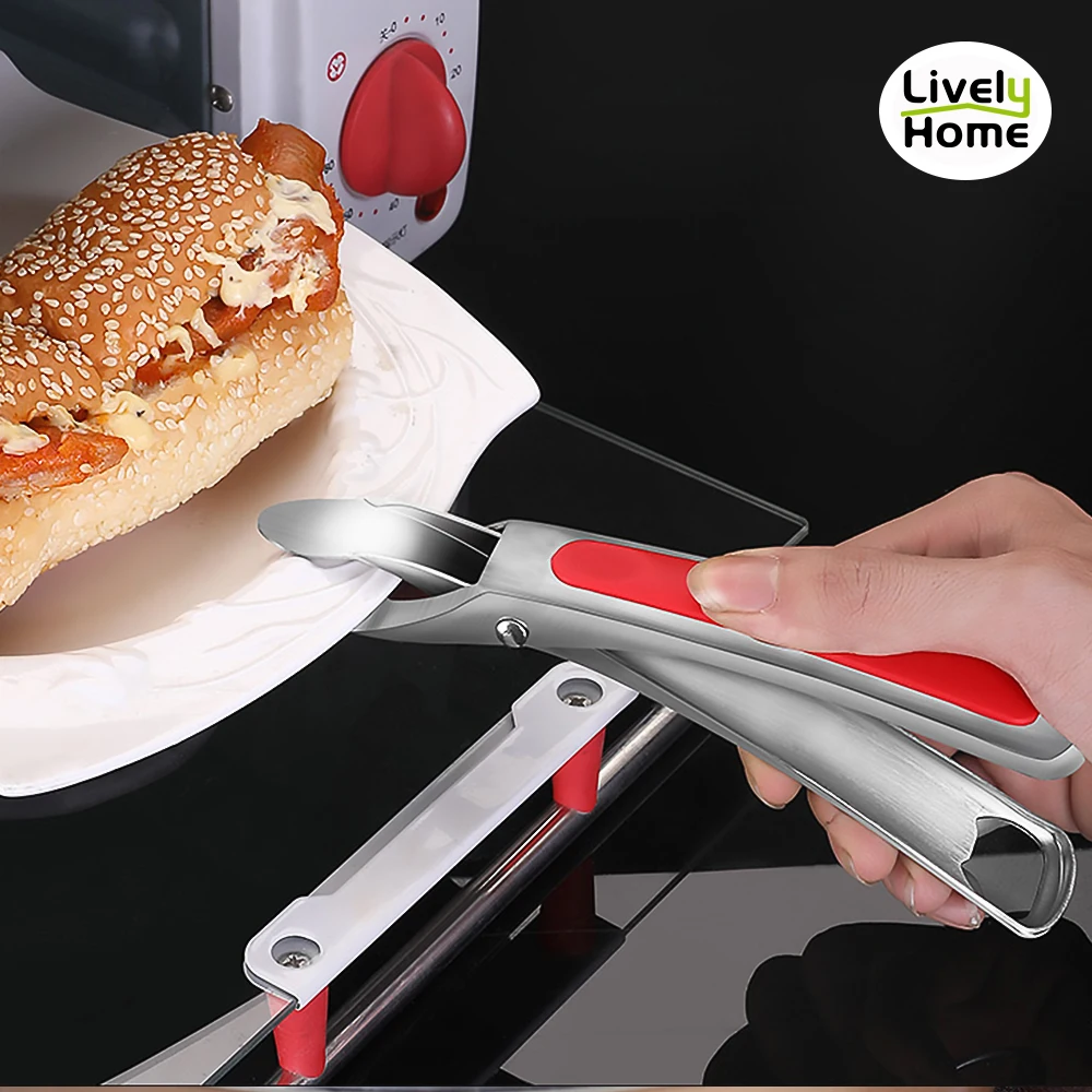 

Anti Scald Plate Bowl Dish Pot Holder Carrier Clamp Clip Stainless Steel Kitchen Anti-Hot Lifter Oven Clip Tool