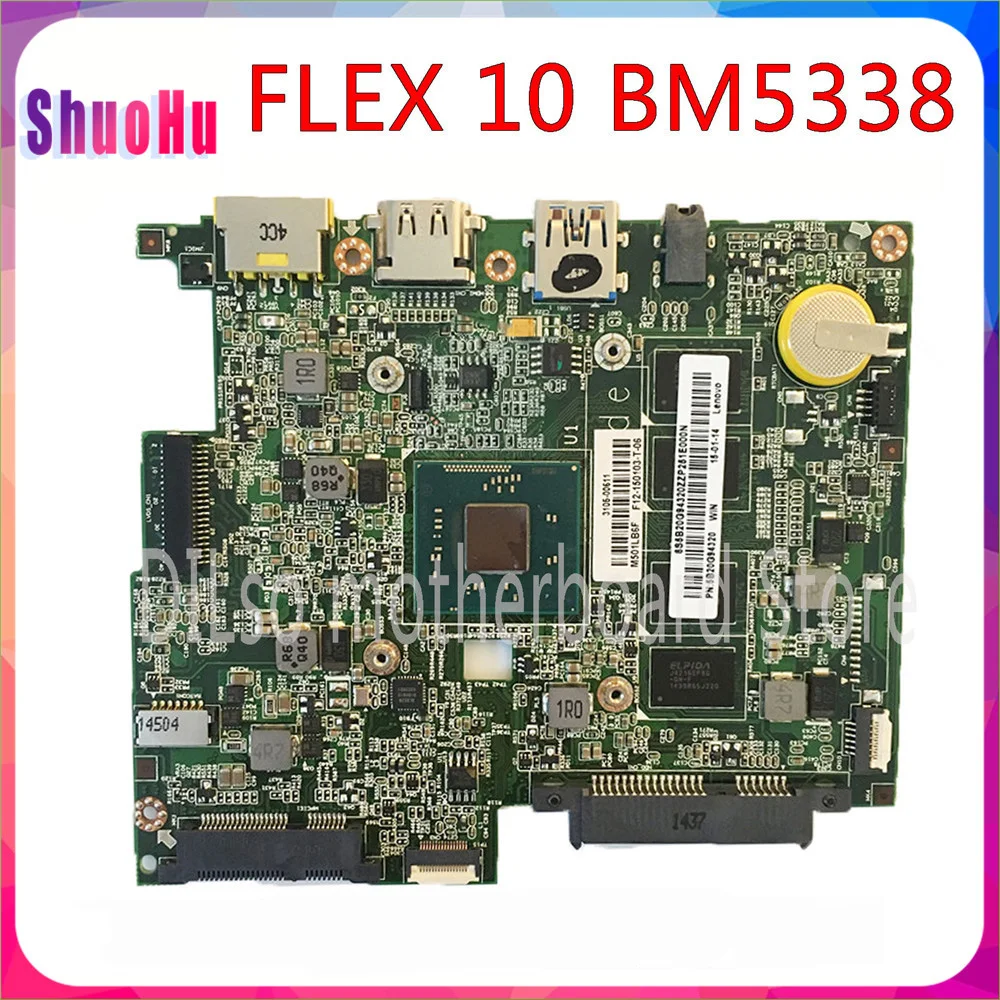 Материнская плата KEFU BM5338 5B20G94327 CPU N2830/N3540 4G/2G для Lenovo FLEX10 FLEX 10 материнская ноутбука