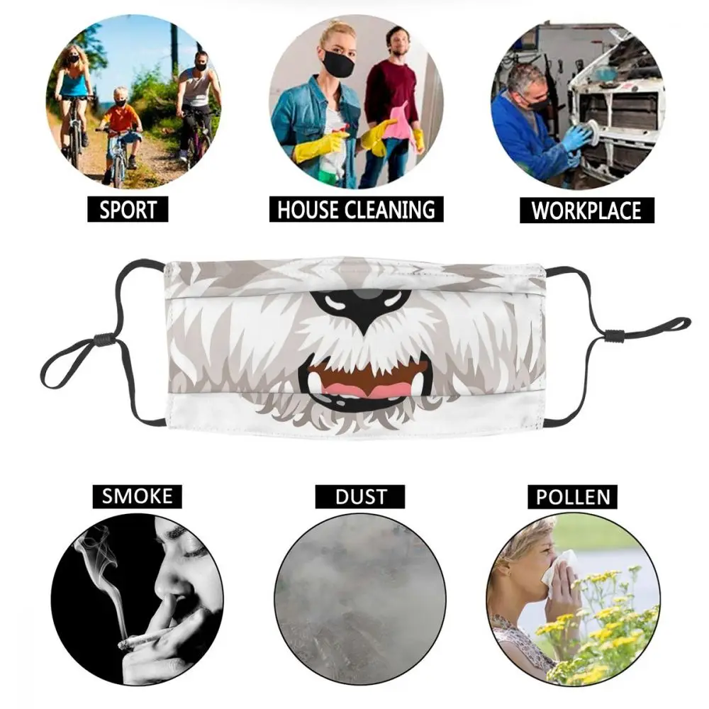 

West Highland Terrier Westie Non-Disposable Mouth Face Mask Dog Anti Haze Dustproof Protection Cover Respirator