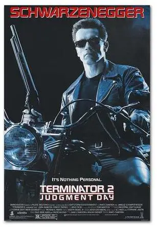 24 стиль рисунок по фильму Терминатор Шварценеггер пленки большой размер