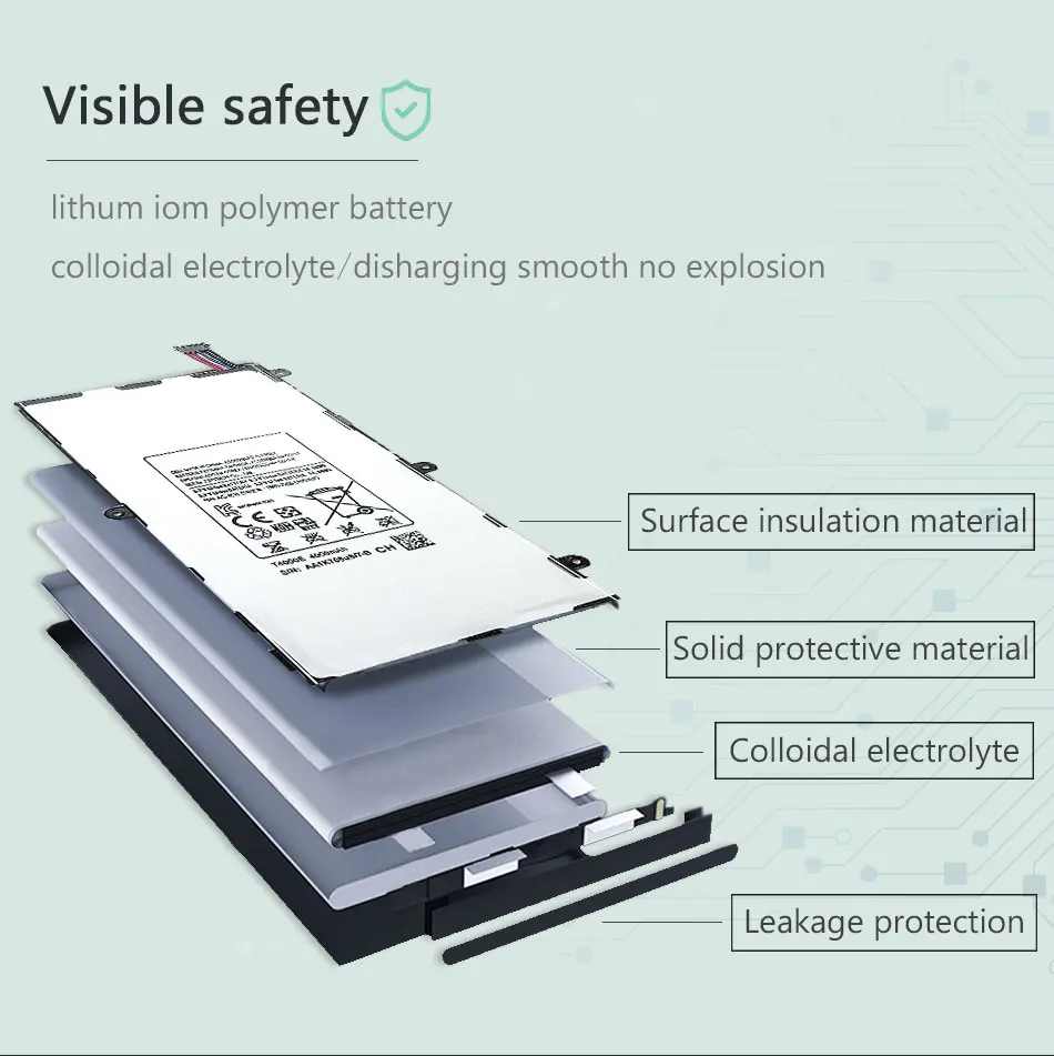 KiKiss 4000 мА/ч, замена Батарея T4000E для Samsung Galaxy Tab 3 7,0 SM T210 T211 T215 GT P3210 P3200 SM-T210 SM-T211 T217