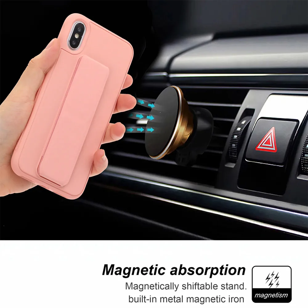 KISSCASE Colorful Phone Case For Samsung S10 M10 M20 M30 M40 Ring Holder Magnet Back A50 A70 A40 Lite Cover |