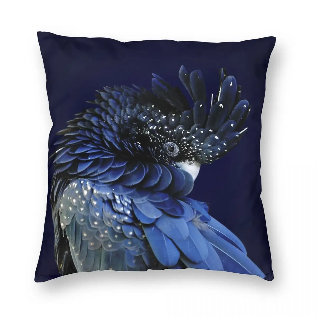 

Fibonacci Cockatoo Reversed Square Pillowcase Polyester Linen Velvet Creative Zip Throw Pillow Case Home Cushion Cover
