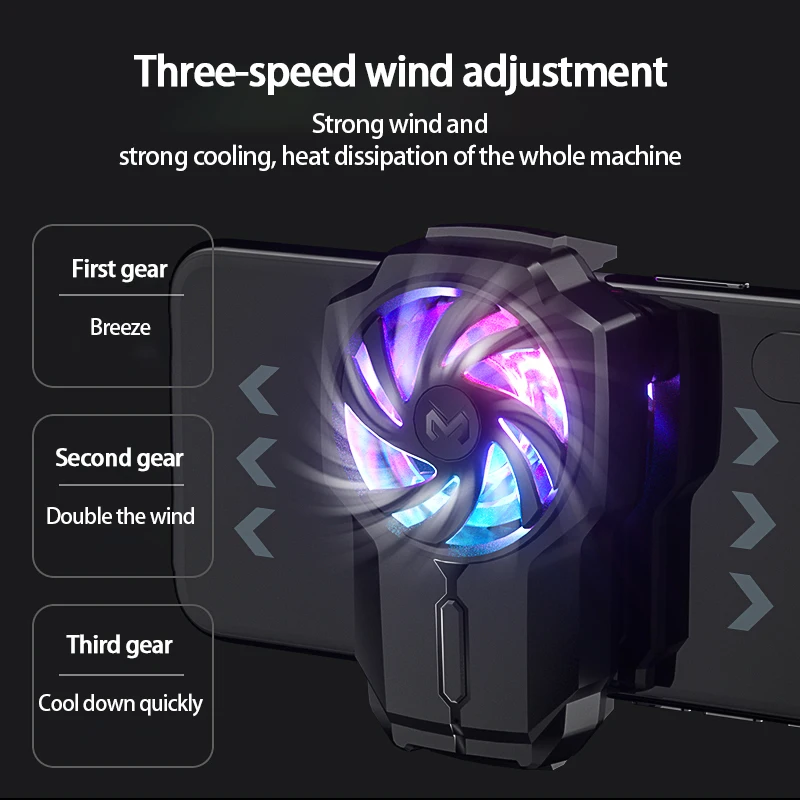 Universal Mobile Phone USB Game Cooler System Cooling Fan Gamepad Holder Stand Radiator For Iphone Huawei Xiaomi Smart Phone