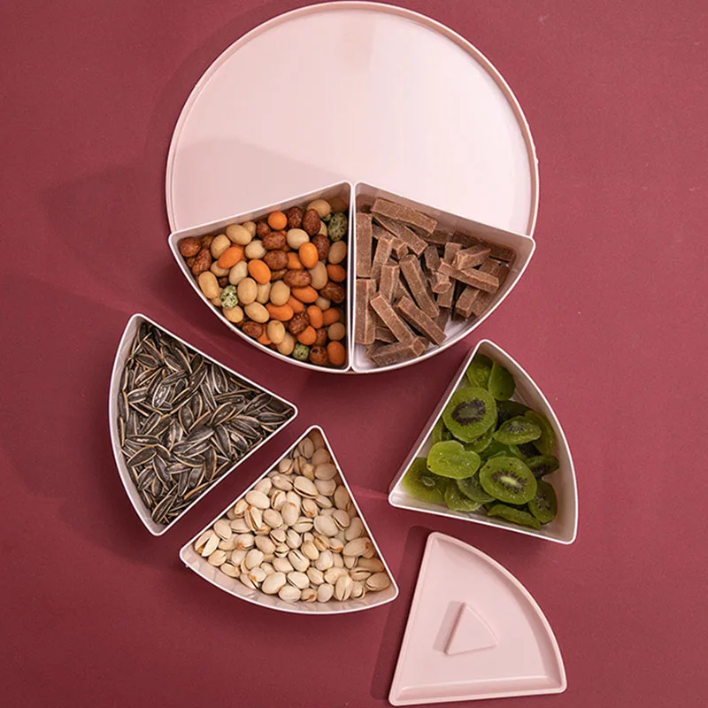 Конфеты закуски орехи сухие фрукты Пластик тарелки посуды дома Кухня вечерние