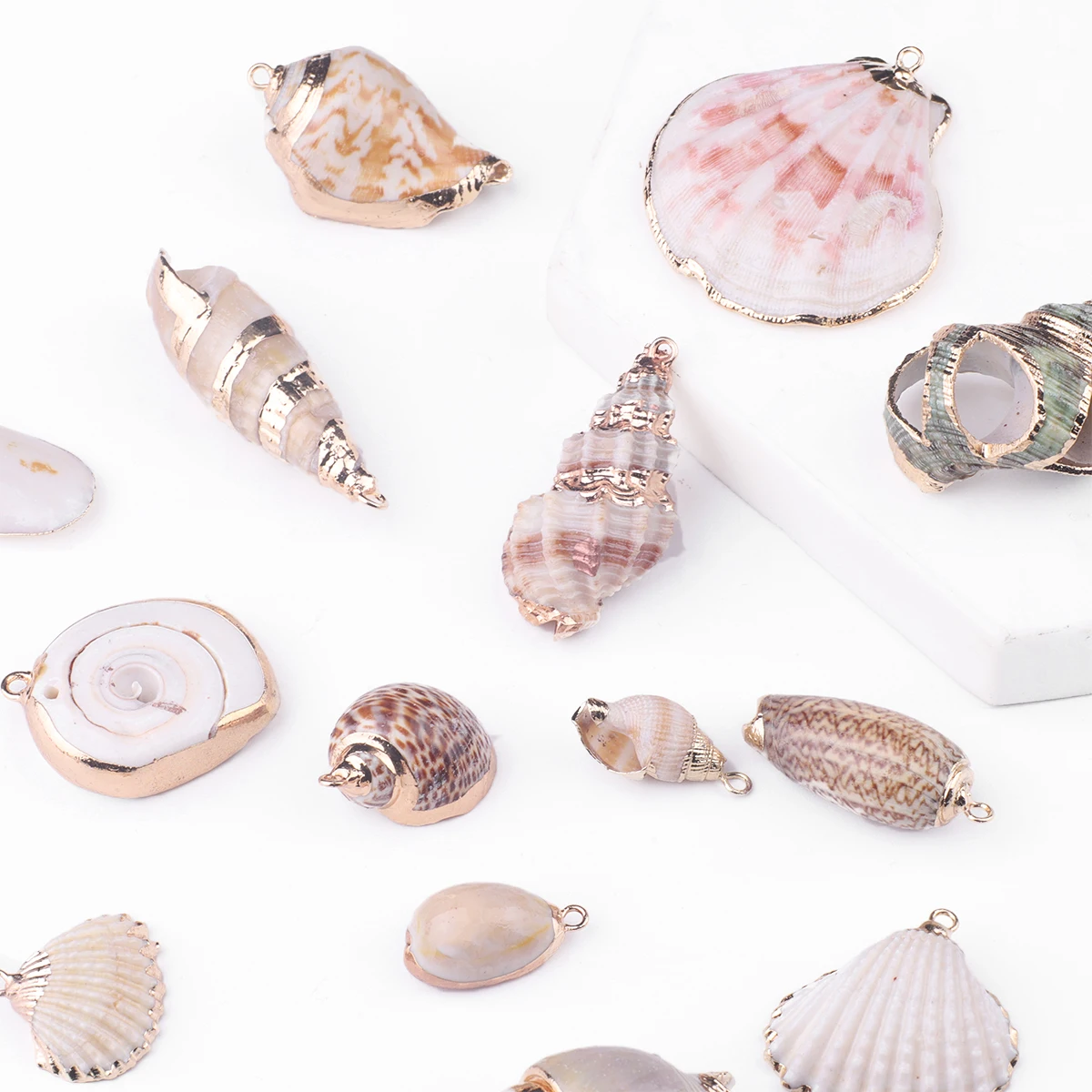 1 пара натуральная оболочка для самодельных ювелирных изделий аксессуары