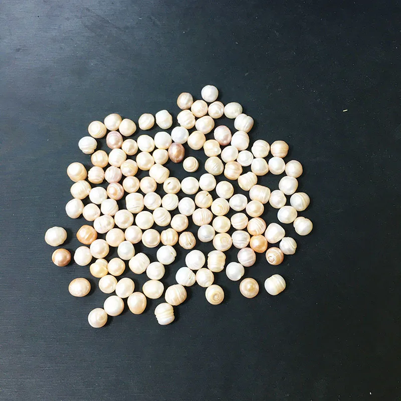 

500g 5-9mm Natural Pearl Quartz Crystal Rough Polished Gravel Specimen Natural Stones and Minerals