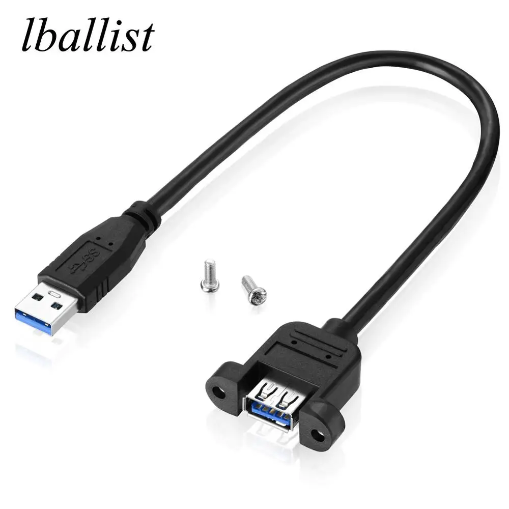 Удлинительный кабель lballist USB 3 0 Папа мама двойной экранированный (фольгированный