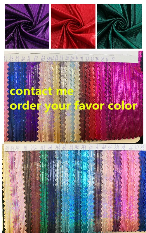

T01 Lame Fabric made Dress-Italy Shiny Spandex Fabric For Special Wedding Costume Fabric DIY Stage Cosplay Dress Sewing 5yards