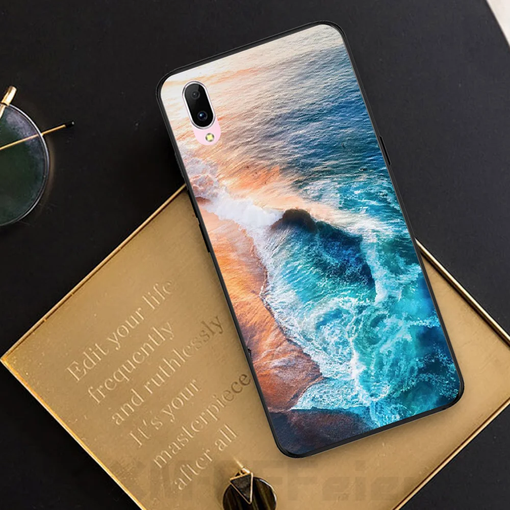 Чехол для телефона BaweiTE Summer nature sea blue Ocean Waves DIY Printing для VIVO V11 9 7 5 5S 11I Y11PRO V7 7PLUS Y31.