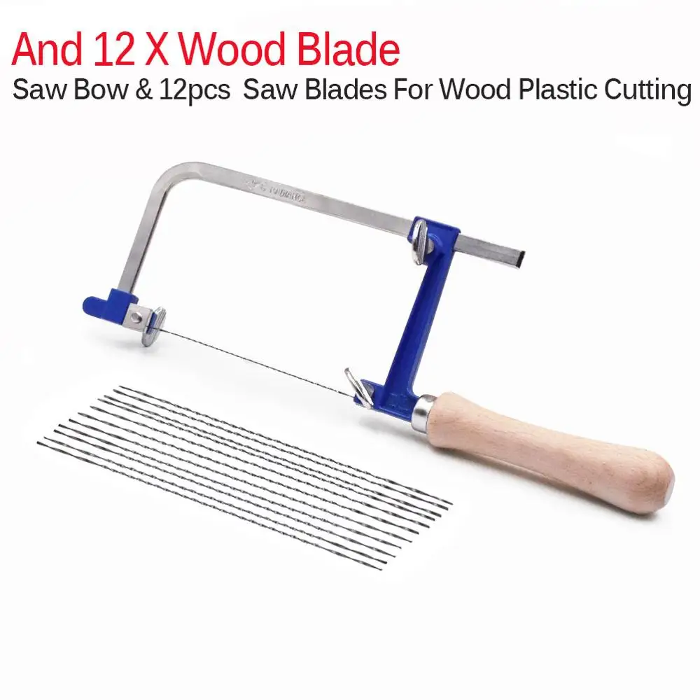 Регулируемая ручная пила GOXAWEE рама лук 60 мм глубина работы по дереву и металлу