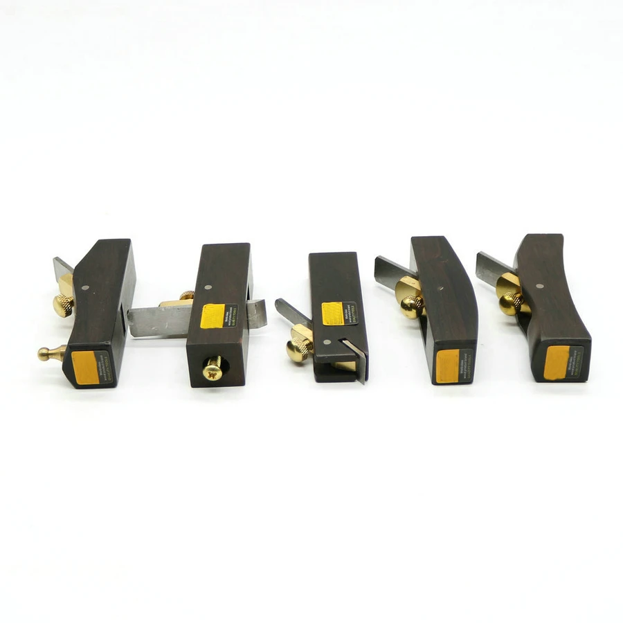 

5 pcs Set DIY Mini Hand Planes Carpentry Carpenter Ebony Joinery Woodwork Tools