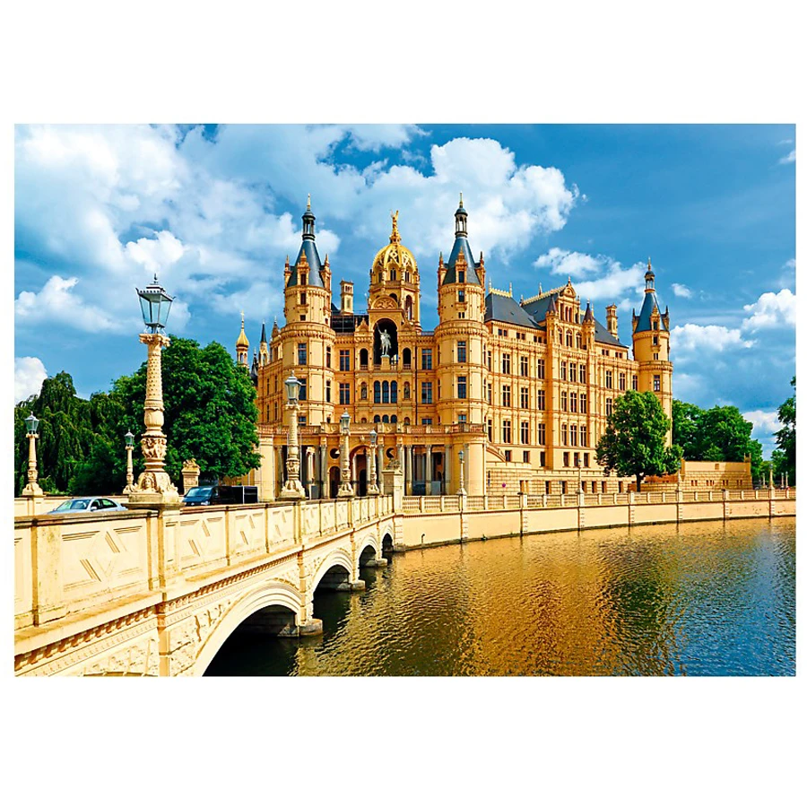Schwerin Palace 5d diy Алмазная картина красивый дом Вышивка крестом полный бисер вышивка