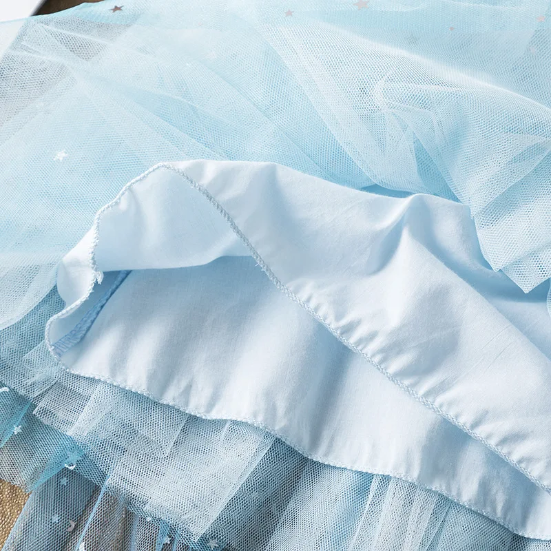 платье летнеедетские платьяБлестки Эльза для девочкинарядное День рождения