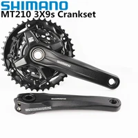 shimano alivio mt210 2 pieces 170mm 44 32 22t 440 30 22t 3x9 2x9 speed mtb mountain bike bicycle crankset chain wheel