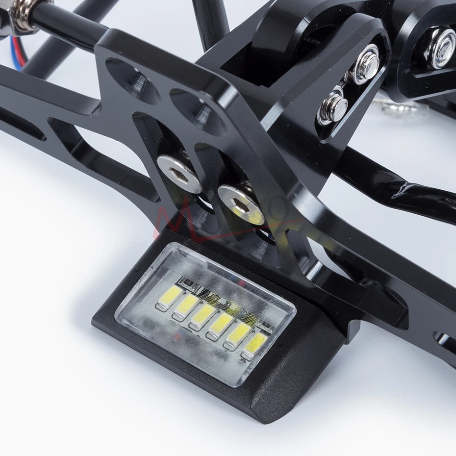 Универсальный алюминиевый мотоциклетный регулируемый угол Номерного Знака