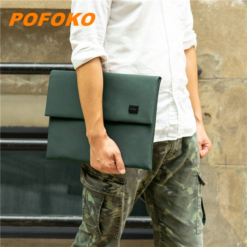 Водонепроницаемая сумка для ноутбука бренда Pofoko 15 4 дюйма чехол с тонким рукавом