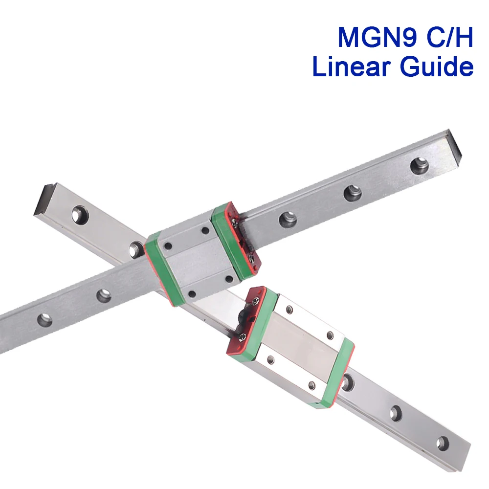 

MGN9 Linear Guide 9MM Linear Rail 100/150/200/250/300/350/400MM MGN9H MGN9C Block 3D Printer Parts Carriage Slide CNC Machine