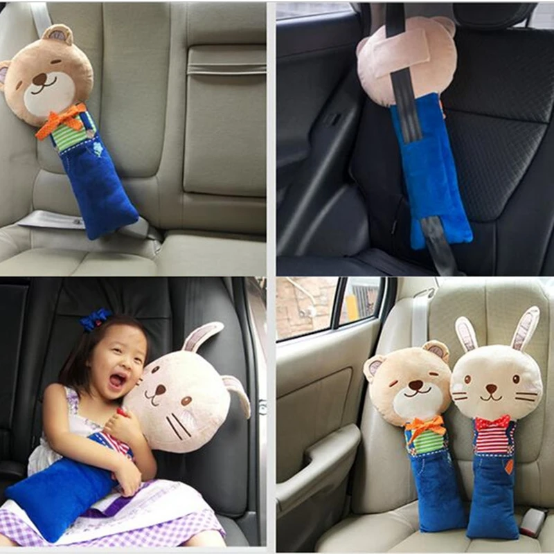 Новинка 2020 детская Милая Подушка с мультяшными животными Накладка для ремня