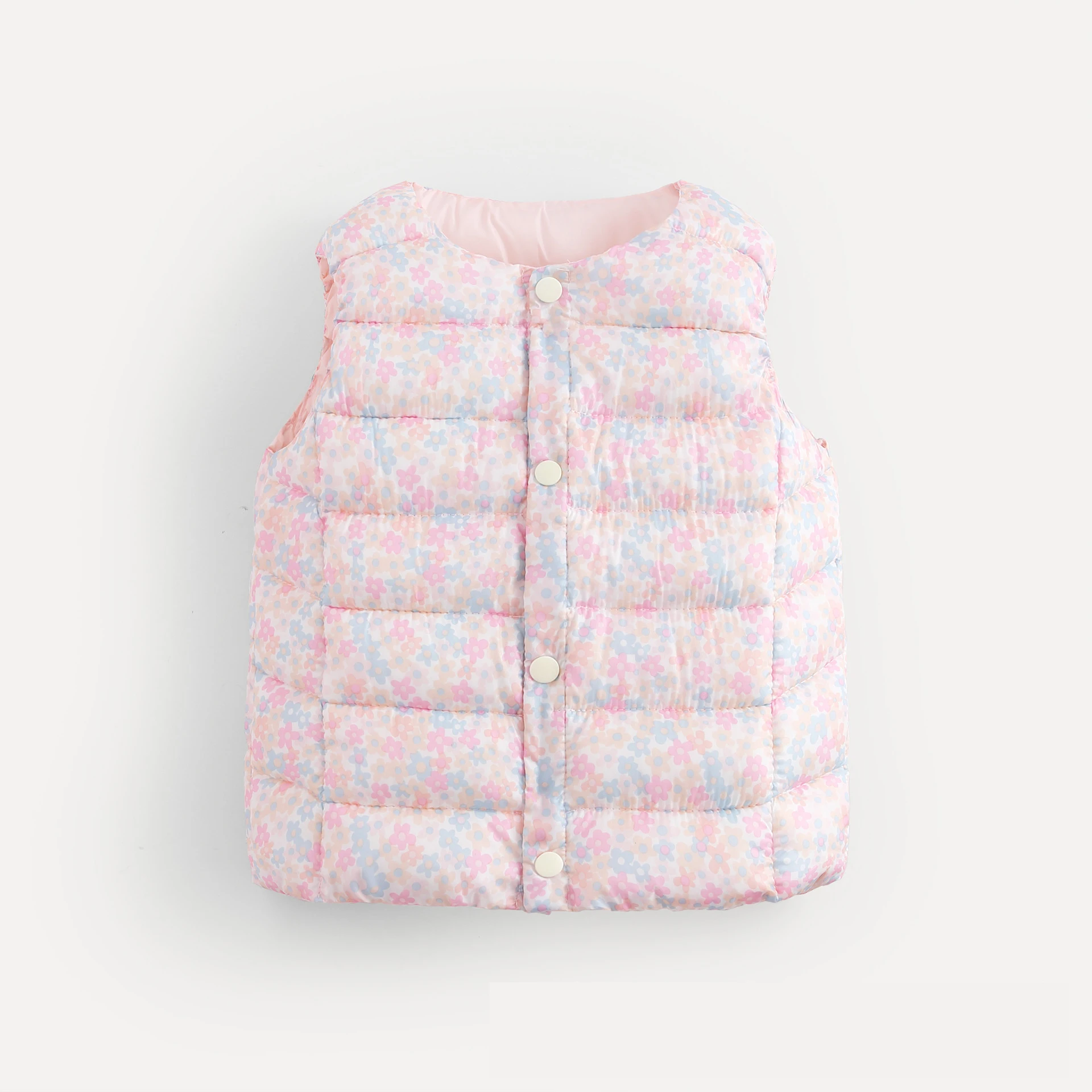 Детский хлопковый жилет на пуху теплая куртка для мальчиков и девочек осень зиму