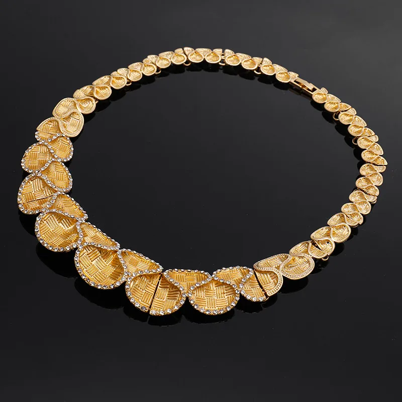 Fani нигерийский Свадебный комплект ювелирных изделий для невесты оптом 2022 модные