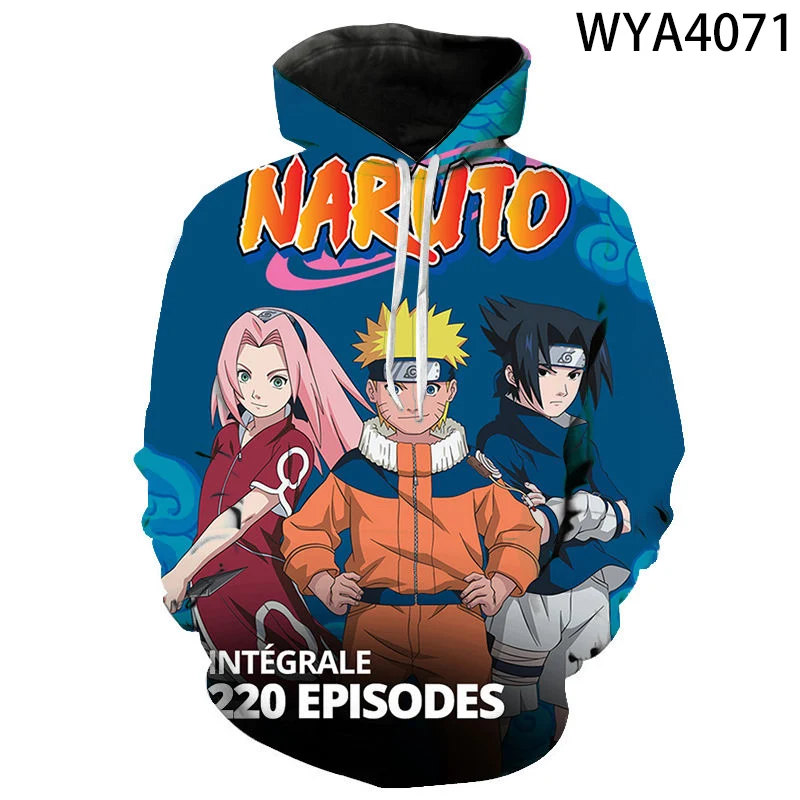 2020 spring and autumn new fashion men women Naruto 3D printing cool trend hoodie hip hop high quality sports jacket | Мужская одежда