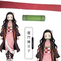 demon slayer anime cosplay props pure kamado nezuko wood seal bamboo stick kimetsu no yaiba bamboo tube