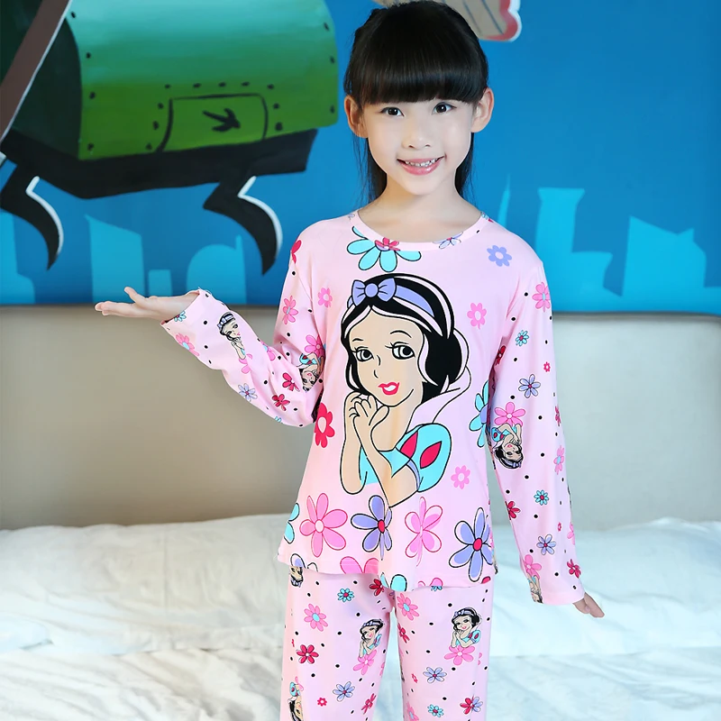 Новинка Пижамный комплект Осенние детские пижамы Одежда для сна с длинными