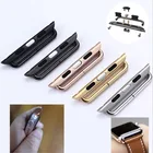 Соединитель адаптера для Apple Watch Band Series 6 SE 5 4 3 2 1, адаптер из нержавеющей стали с застежкой для ремешка Iwatch 42 мм 38 мм 44 мм 40 мм