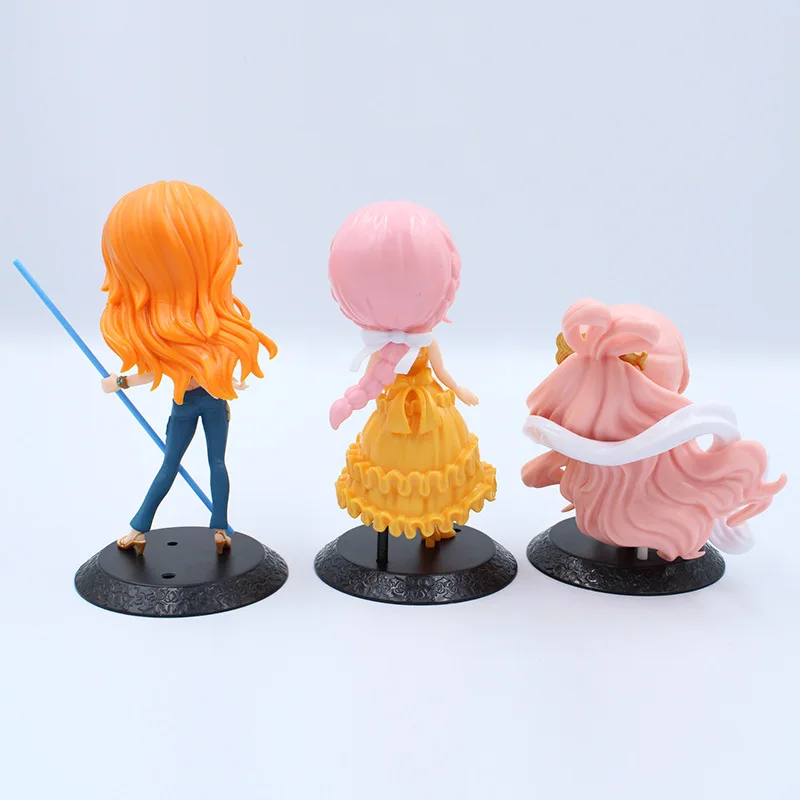 

12-14CM Japanese Anime One Piece Figure Nami Shirahoshi Hancock Nico Robin Perona PVC Action Figure Collectible Model Toy Gift